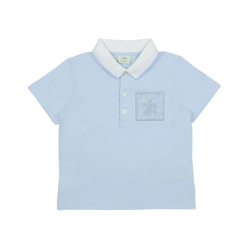 Fendi polo shirt featuring logo patch available at Lestyle Boutique Melbourne