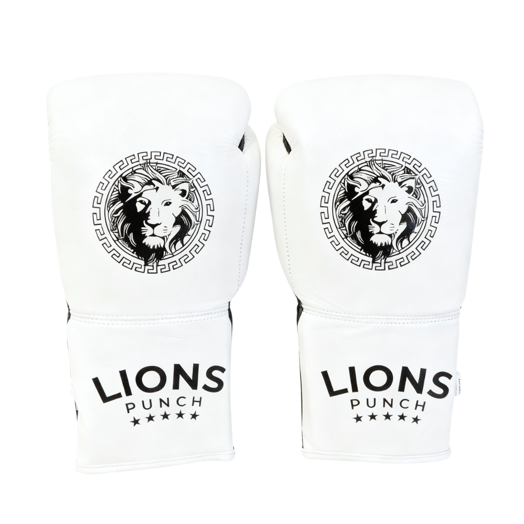 LIONS PUNCH boxing gloves featuring lion logo available at Lestyle Boutique Melbourne
