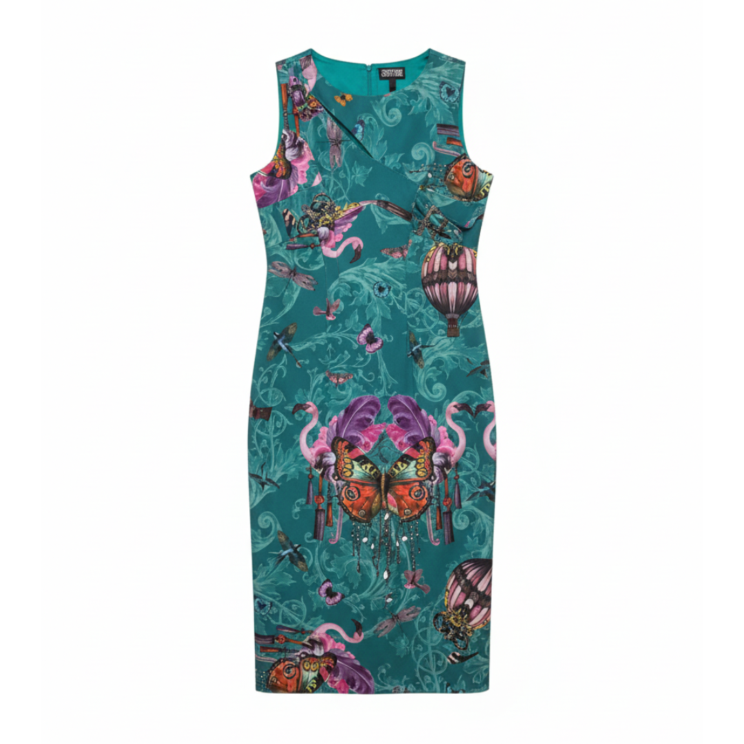 VERSACE JEANS COUTURE DRESS featuring butterfly print available at Lestyle Boutique Melbourne