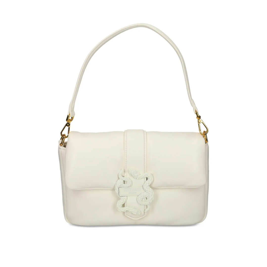 Just Cavalli shoulder bag featuring rope knot detail available at Lestyle Boutique Melbourne