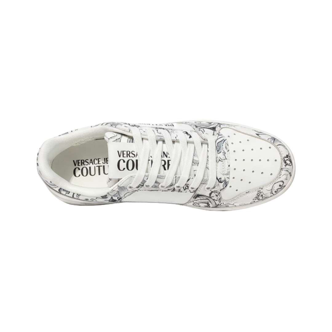 VERSACE JEANS COUTURE sneakers featuring baroque print available at Lestyle Boutique Melbourne