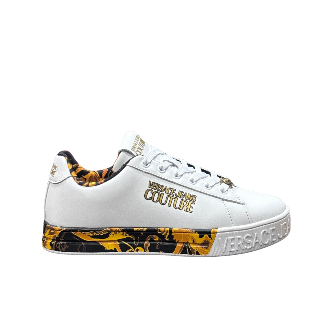 Versace Jeans Couture sneaker featuring gold-tone hardware available at Lestyle Boutique Melbourne