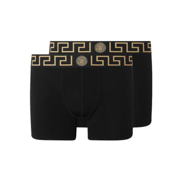 VERSACE BOXER TRUNKS featuring Greca border and Medusa motif available at Lestyle Boutique Melbourne