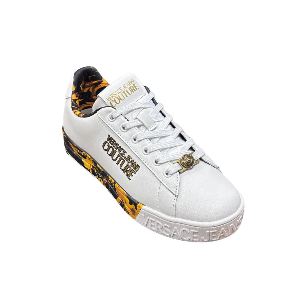 Versace Jeans Couture sneaker featuring gold-tone hardware available at Lestyle Boutique Melbourne
