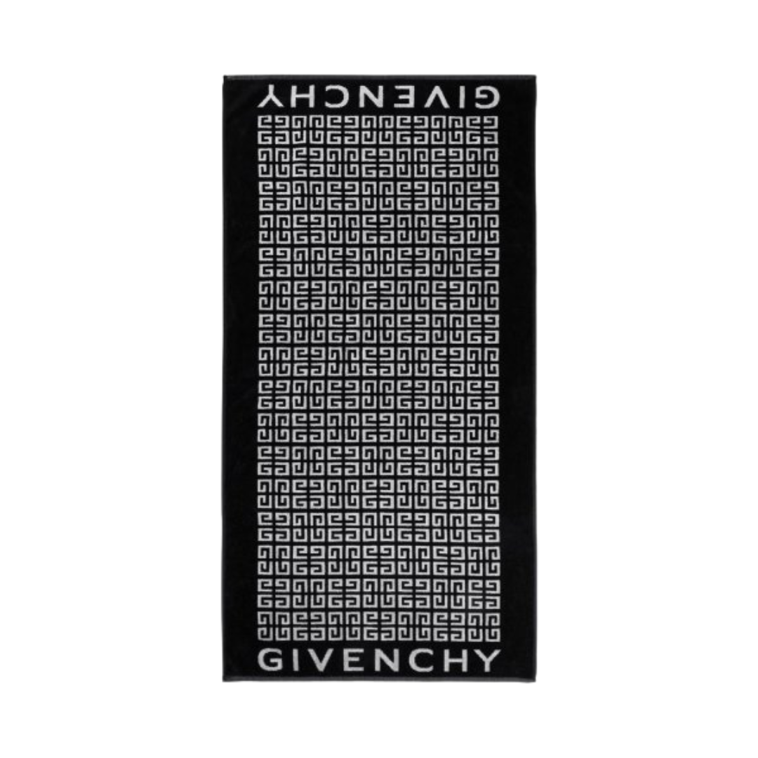 GIVENCHY TOWEL featuring geometric key pattern available at Lestyle Boutique Melbourne