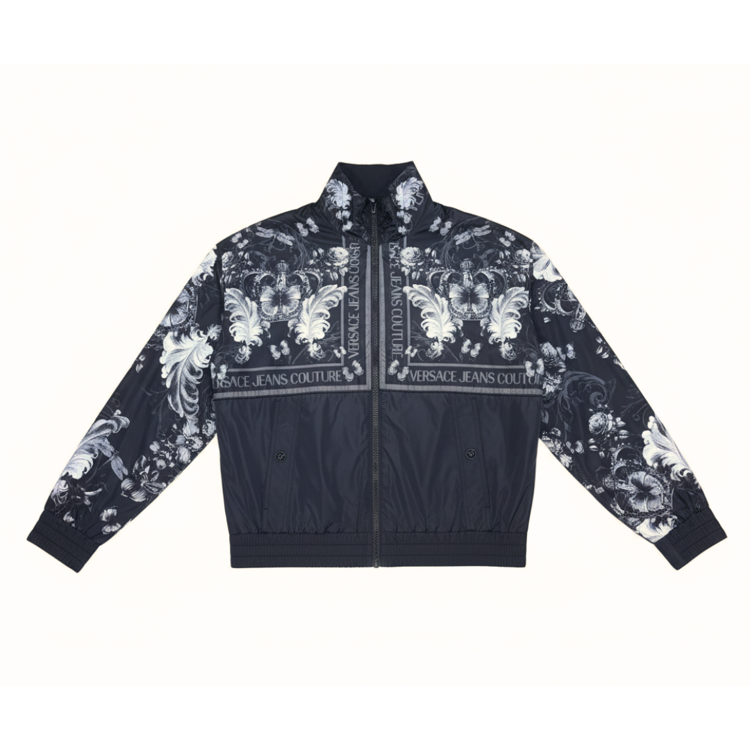 Versace Jeans Couture jacket featuring ornate baroque print available at Lestyle Boutique Melbourne