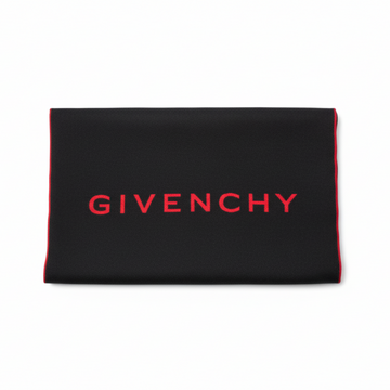 GIVENCHY SCARF featuring red logo lettering available at Lestyle Boutique Melbourne
