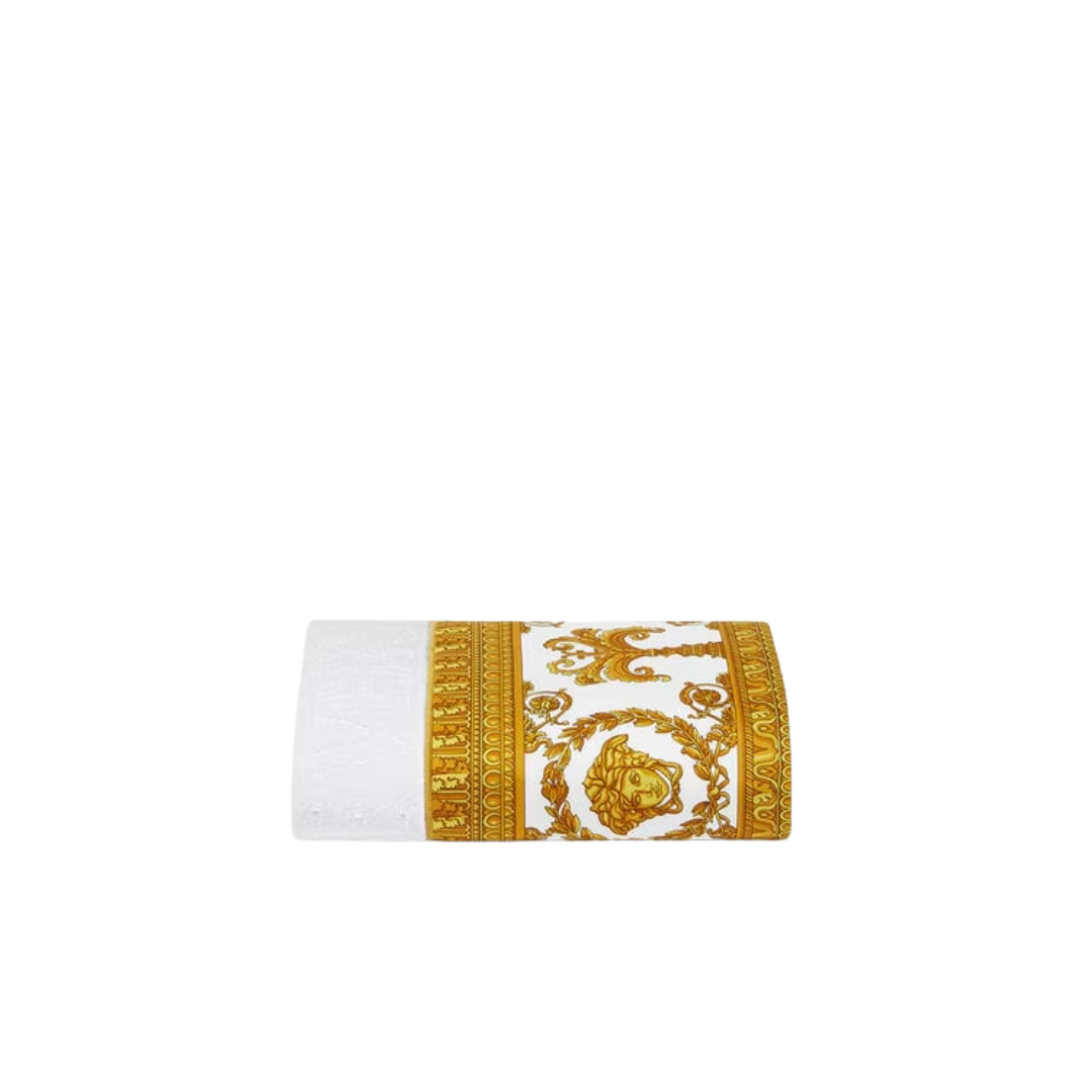 I ♥ BAROQUE HAND TOWEL featuring Versace Allover motif available at Lestyle Boutique Melbourne