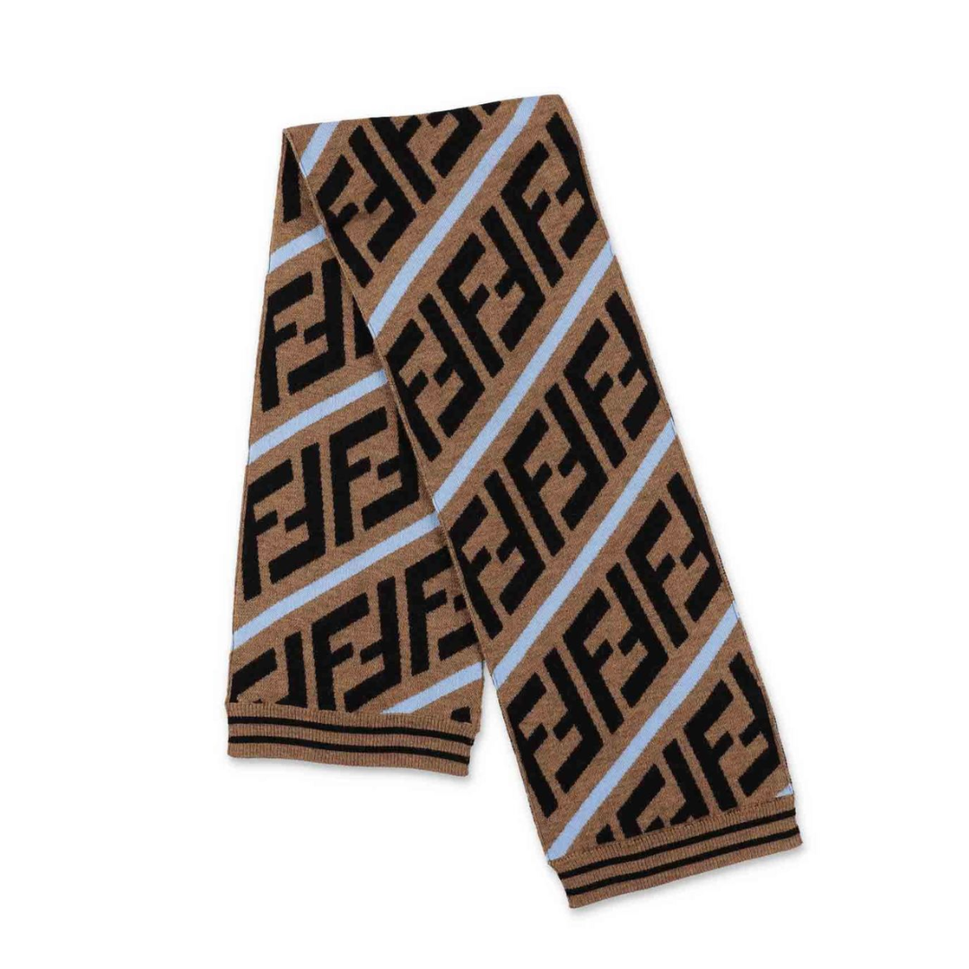 Fendi Scarf featuring FF monogram available at Lestyle Boutique Melbourne