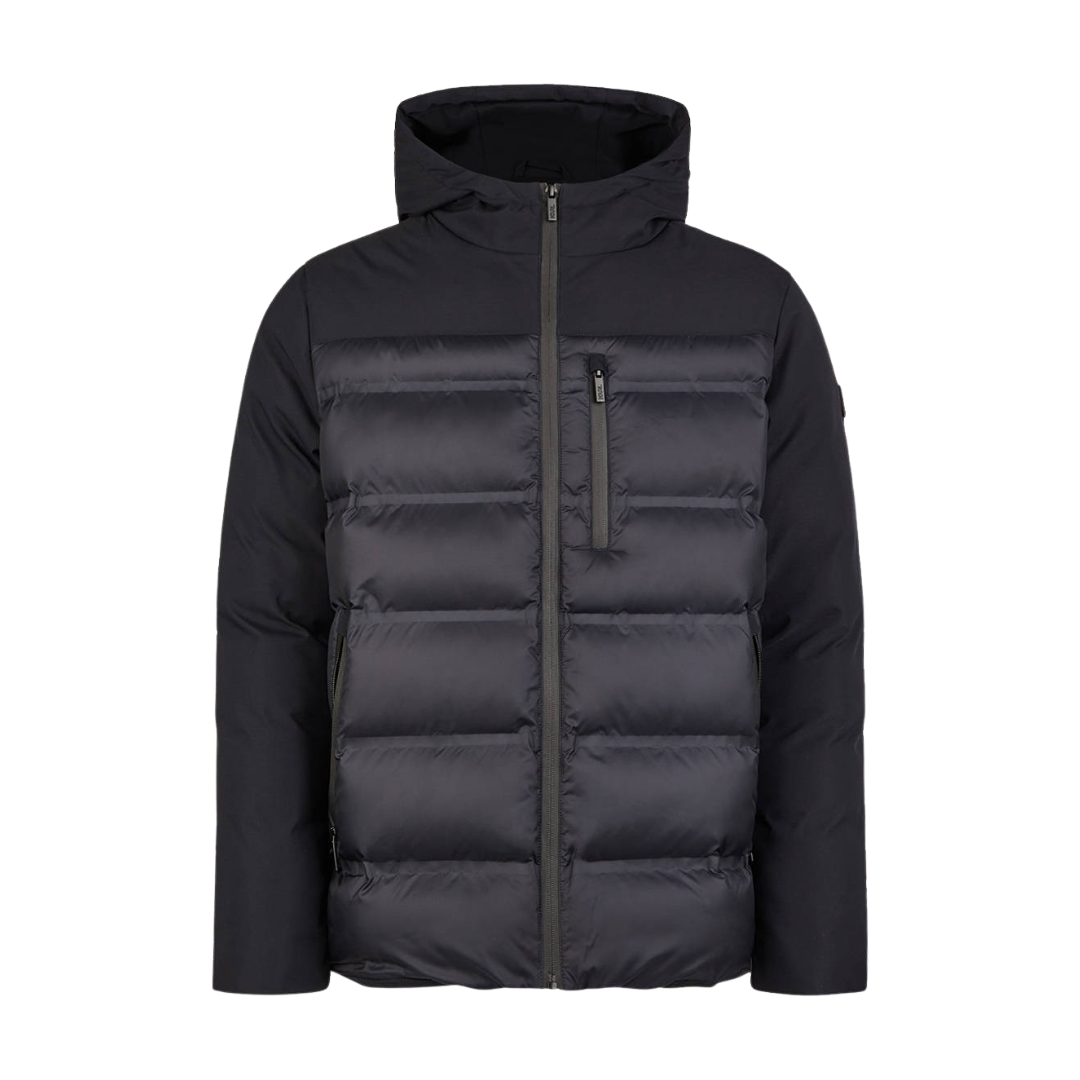 KARL LAGERFELD HOODED JACKET featuring puffer available at Lestyle Boutique Melbourne