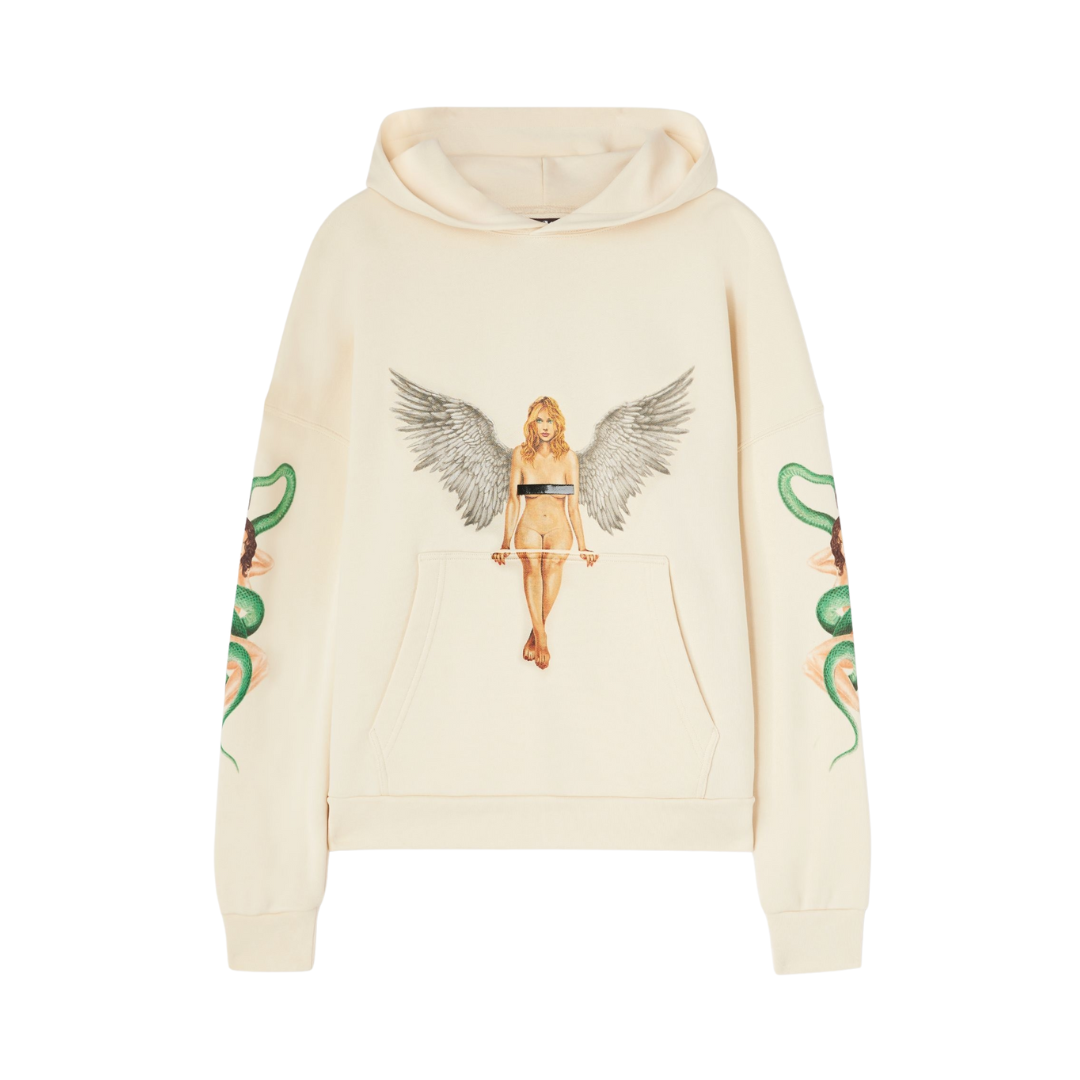 PALM ANGELS SWEATSHIRT featuring an original pin-up angel wings print available at Lestyle Boutique Melbourne