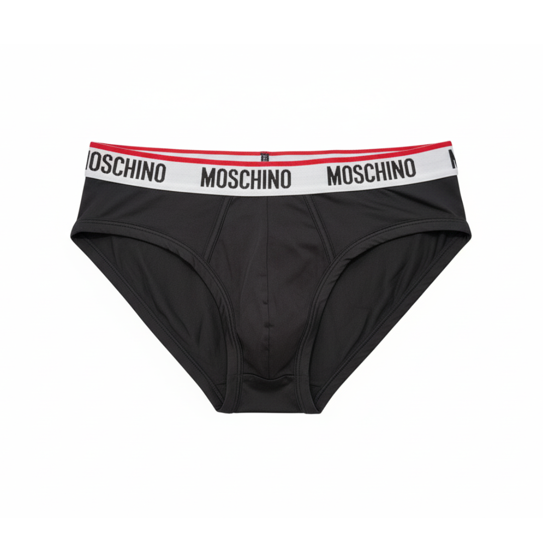 MOSCHINO BRIEFS featuring a logo waistband available at Lestyle Boutique Melbourne