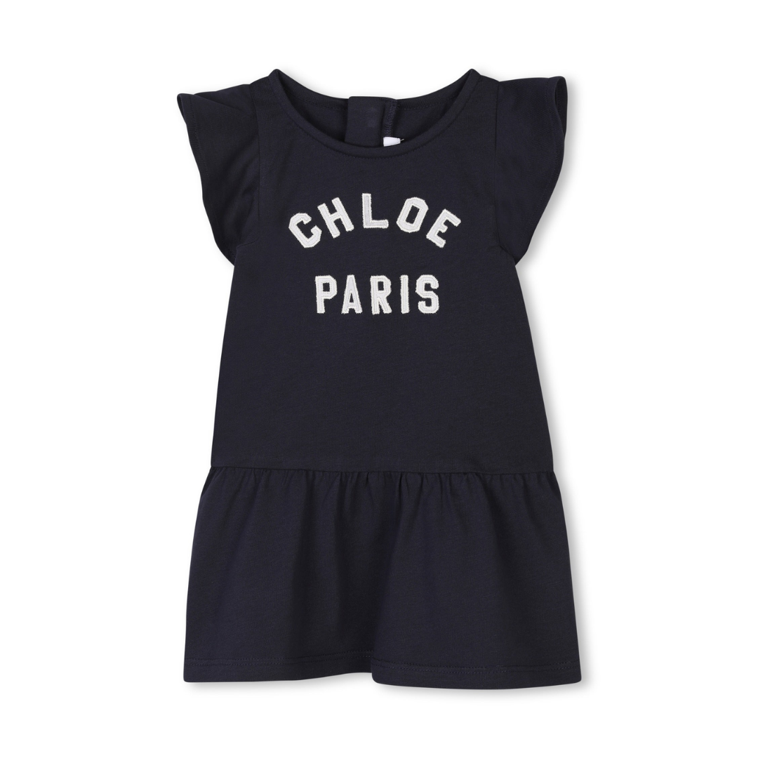 CHLOE KIDS DRESS featuring CHLOE PARIS embroidery available at Lestyle Boutique Melbourne