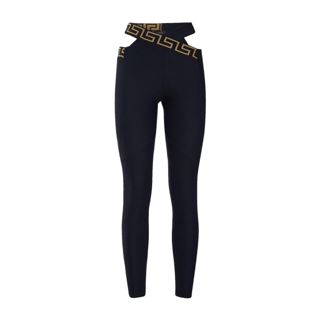 VERSACE LEGGINGS featuring Greek key trim available at Lestyle Boutique Melbourne