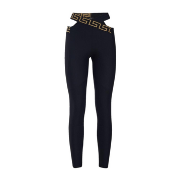 VERSACE LEGGINGS featuring Greek key trim available at Lestyle Boutique Melbourne