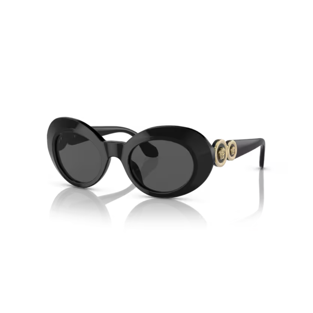 Versace kids black bridge design sunglasses featuring acetate front available at Lestyle Boutique Melbourne