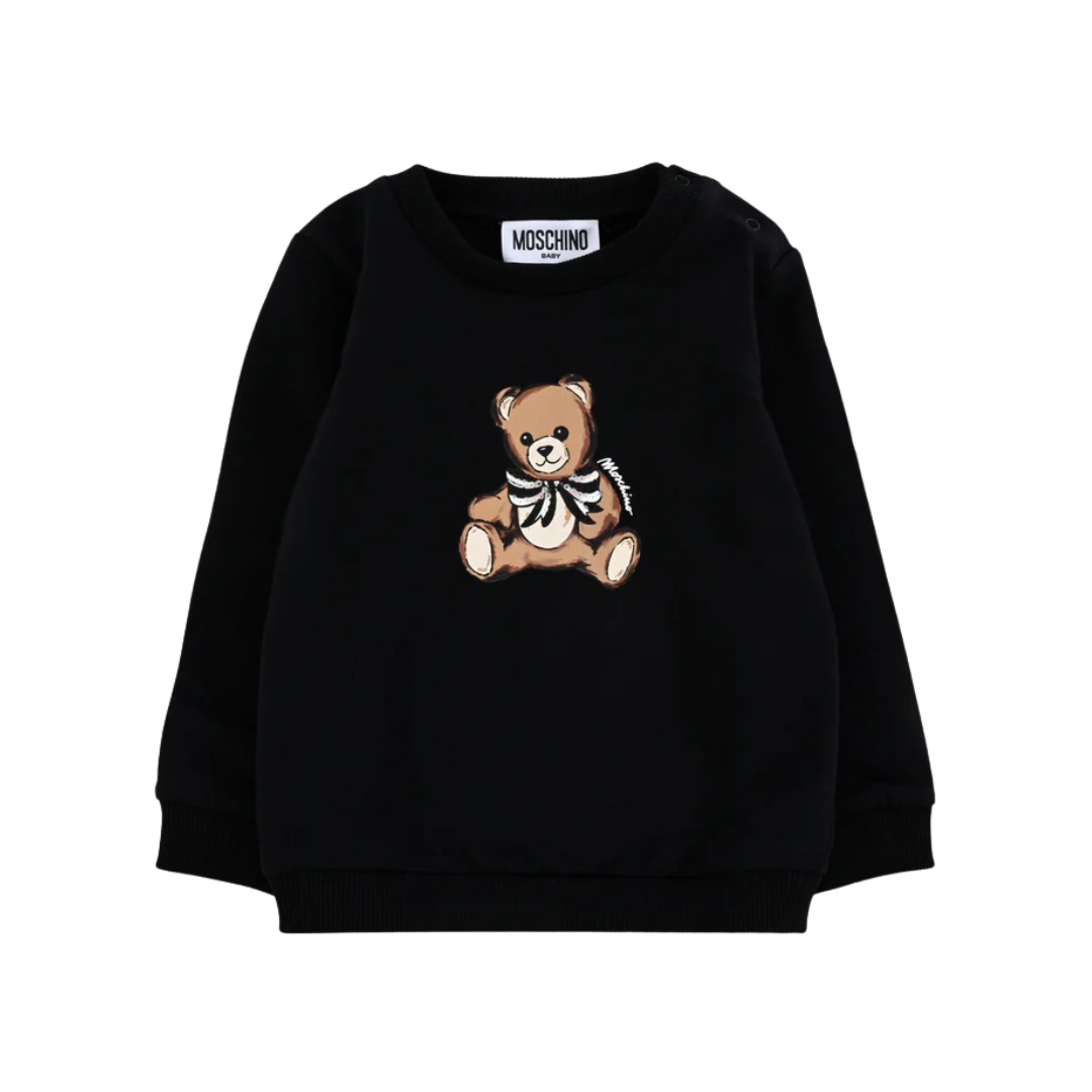MOSCHINO KIDS SWEATSHIRT featuring Teddy Bear graphic available at Lestyle Boutique Melbourne