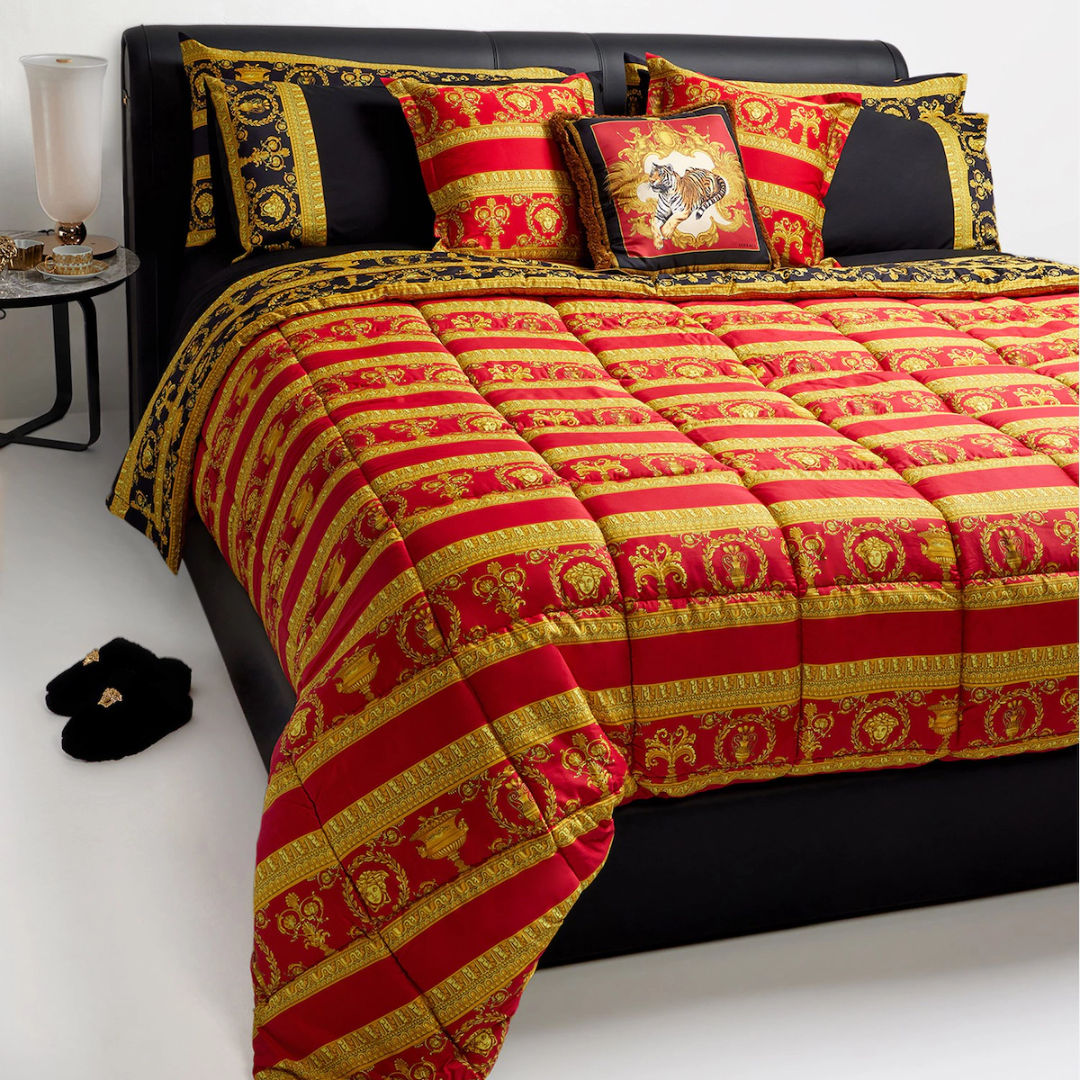 Versace comforter featuring I ♥ Baroque print available at Lestyle Boutique Melbourne