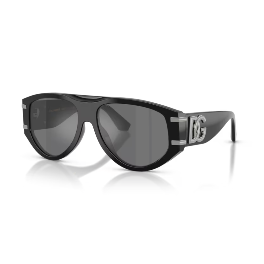 Dolce & Gabbana pilot sunglasses with grey mirror lens available at Lestyle Boutique Melbourne