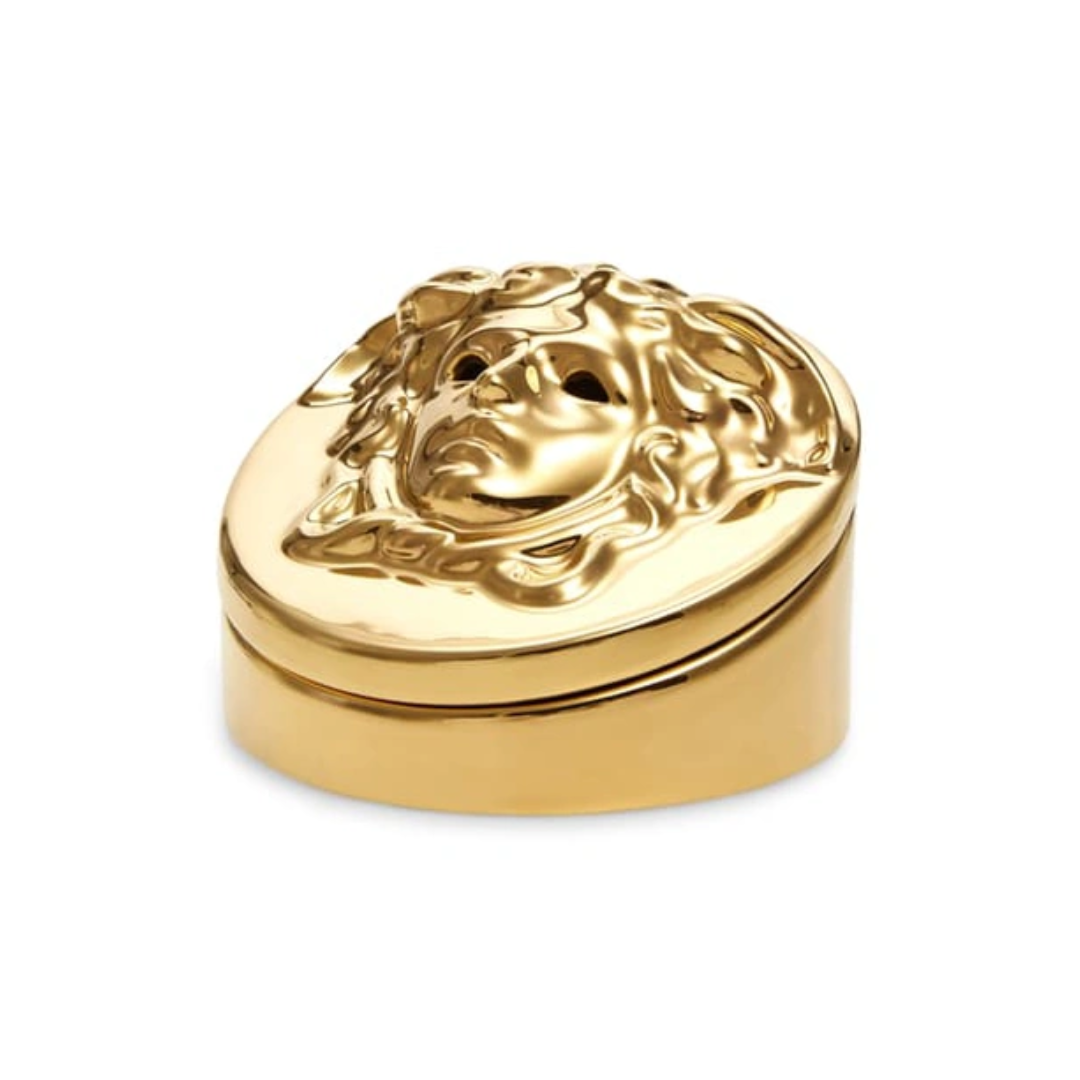 Versace Incense Burner featuring gold-tone mask available at Lestyle Boutique Melbourne