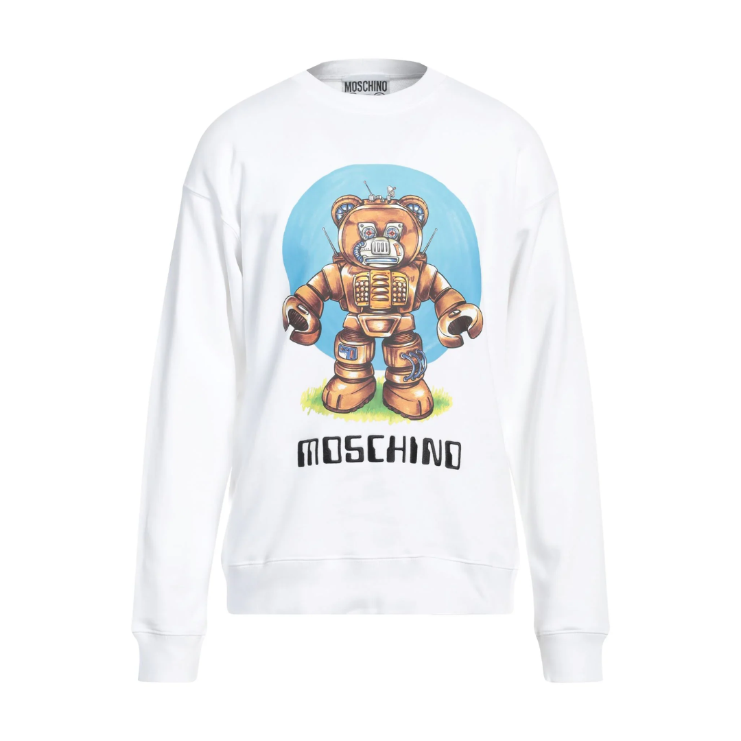 MOSCHINO Sweatshirt featuring graphic bear-robot print available at Lestyle Boutique Melbourne