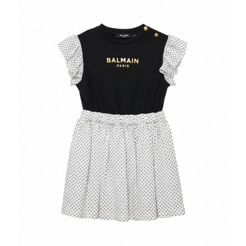 BALMAIN DRESS KIDS featuring ruffle sleeves available at Lestyle Boutique Melbourne