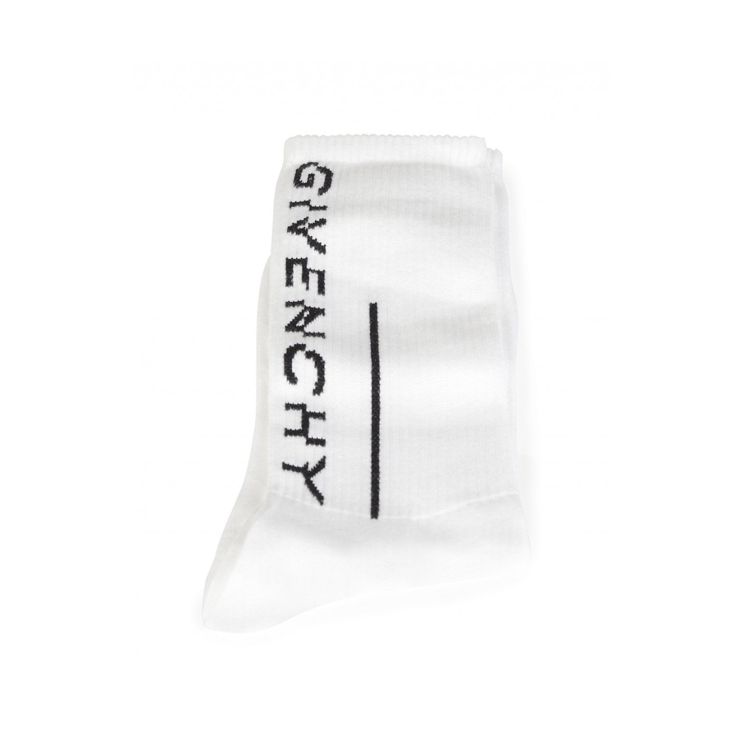 GIVENCHY socks featuring logo detailing with ribbed cuffs available at Lestyle Boutique Melbourne