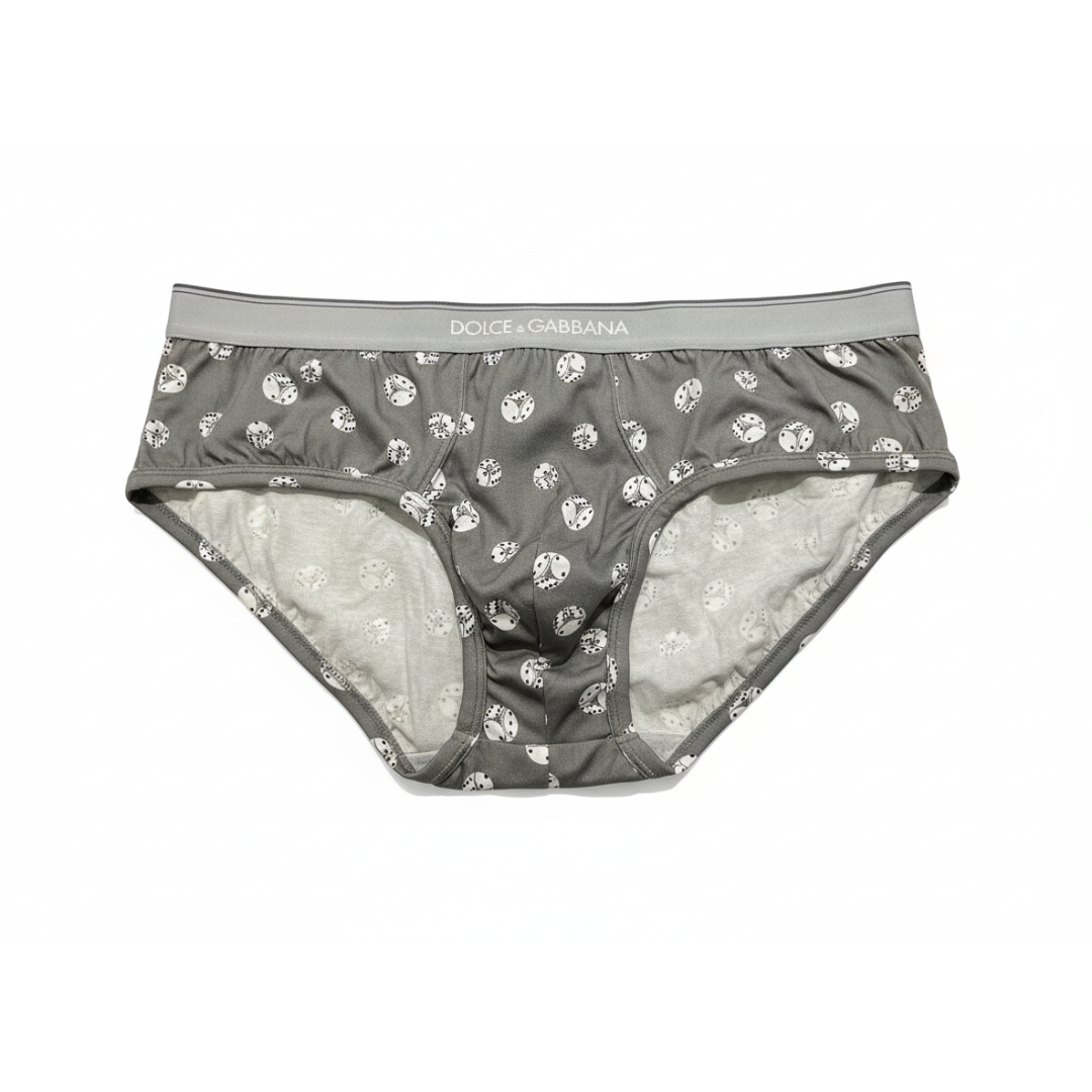 Dolce & Gabbana briefs featuring dice print available at Lestyle Boutique Melbourne