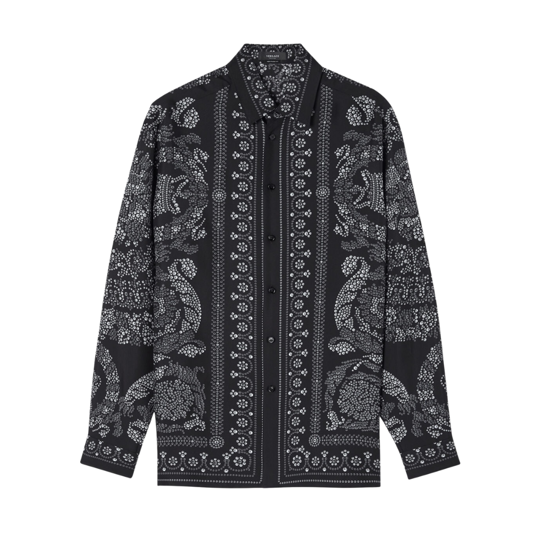 VERSACE SHIRT featuring Barocco Silhouette print available at Lestyle Boutique Melbourne