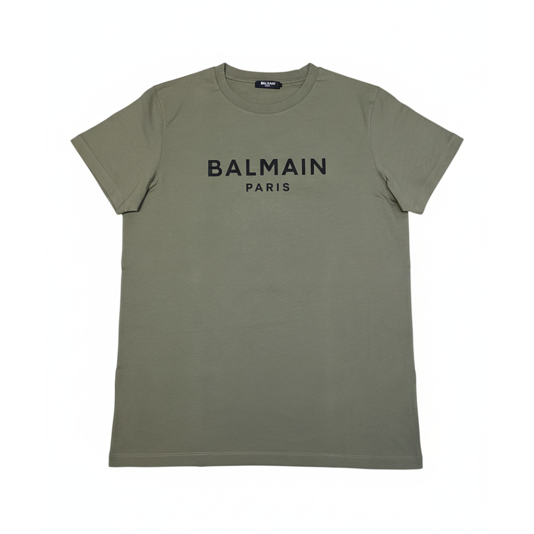 BALMAIN KIDS T-SHIRT featuring logo print available at Lestyle Boutique Melbourne