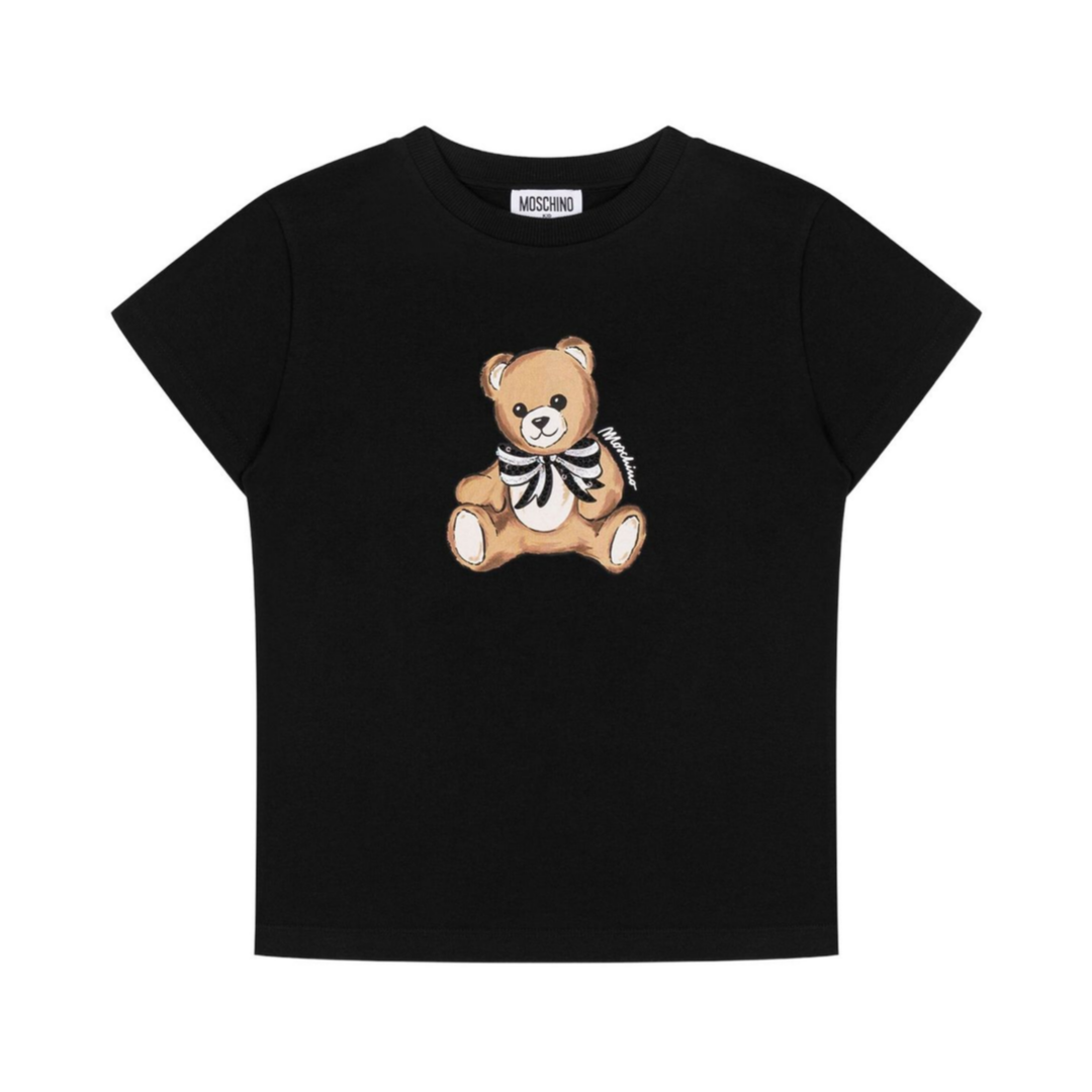 Moschino Kids teddy-bear t-shirt featuring teddy bear graphic available at Lestyle Boutique Melbourne