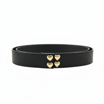 Red Valentino belt featuring heart-shaped hardware, available at Lestyle Boutique Melbourne