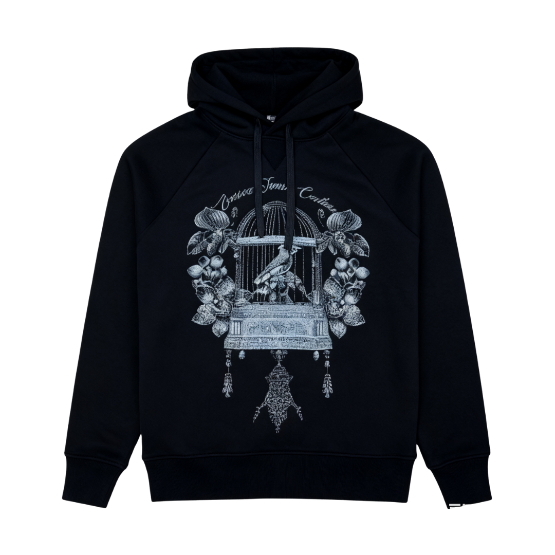 VERSACE JEANS COUTURE HOODIE featuring ornate cage graphic available at Lestyle Boutique Melbourne