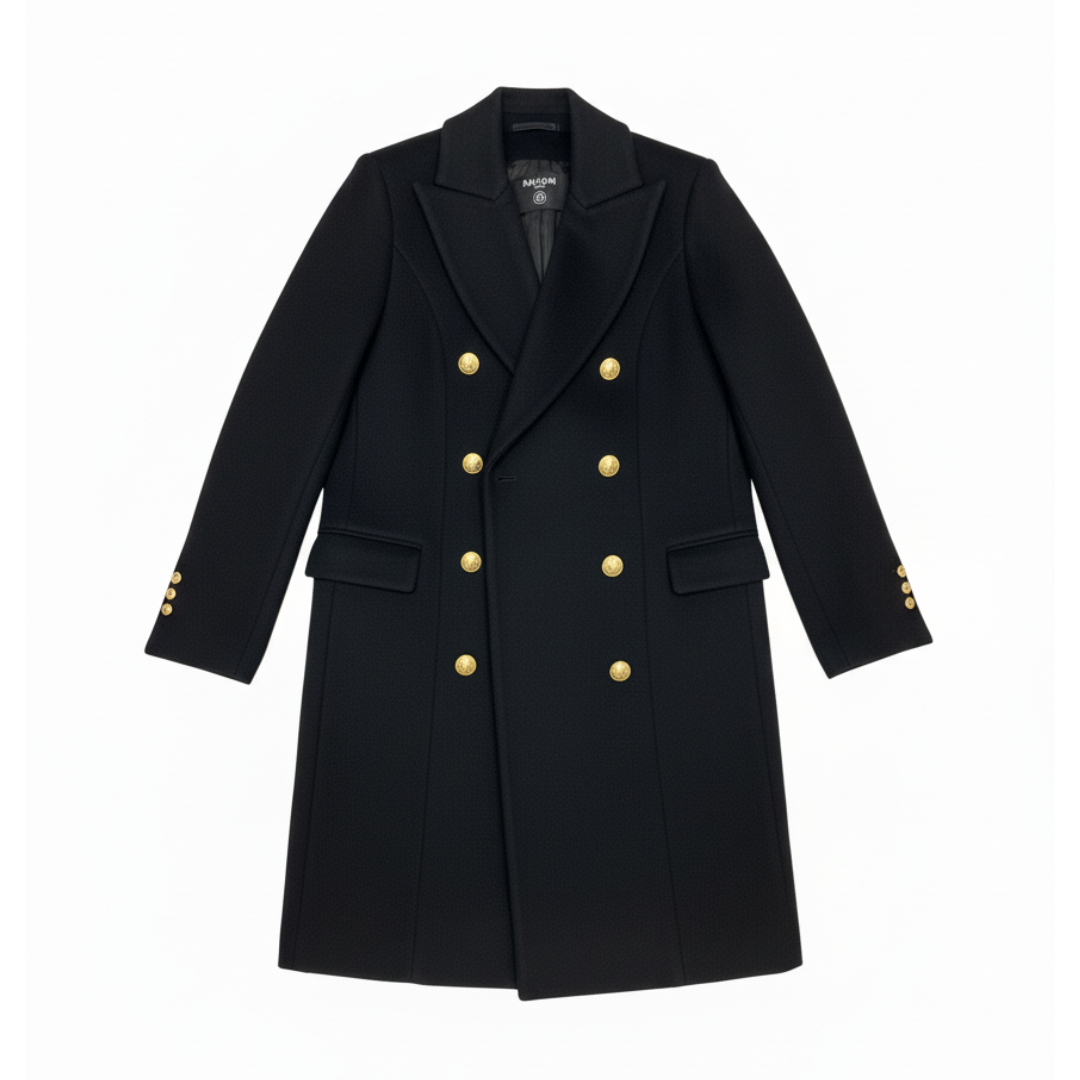 BALMAIN COAT featuring gold-tone buttons available at Lestyle Boutique Melbourne