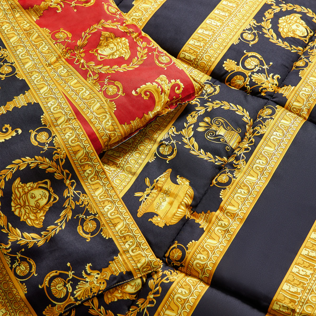 Versace comforter featuring I ♥ Baroque print available at Lestyle Boutique Melbourne