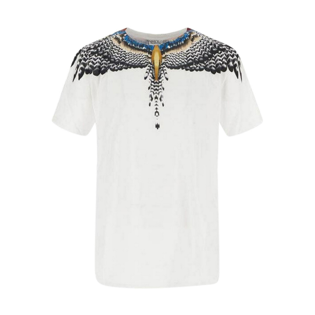 MARCELO BURLON T-SHIRT featuring wing print across shoulders available at Lestyle Boutique Melbourne
