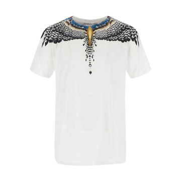MARCELO BURLON T-SHIRT featuring wing print across shoulders available at Lestyle Boutique Melbourne