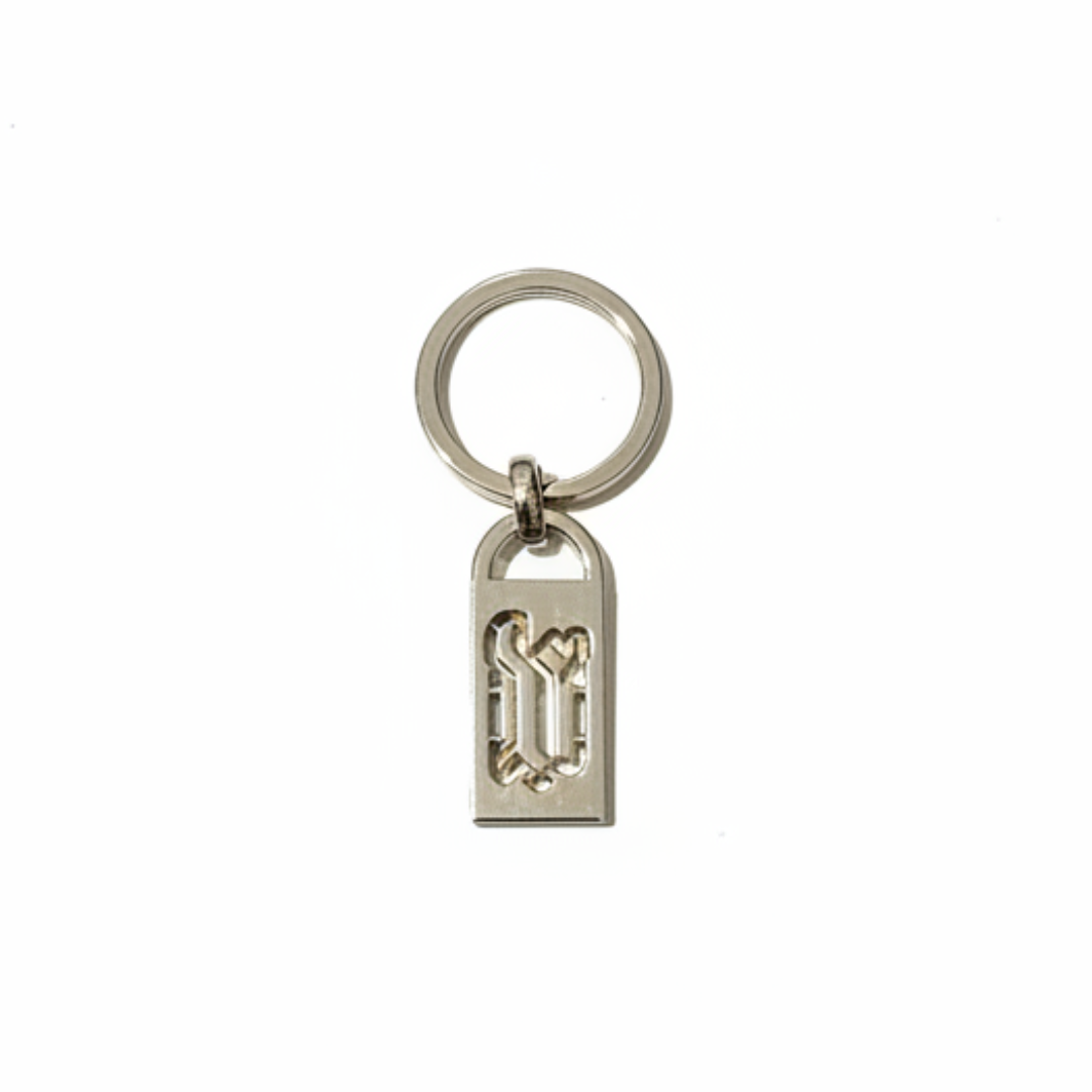 VERSACE KEYCHAIN featuring emblem pendant available at Lestyle Boutique Melbourne
