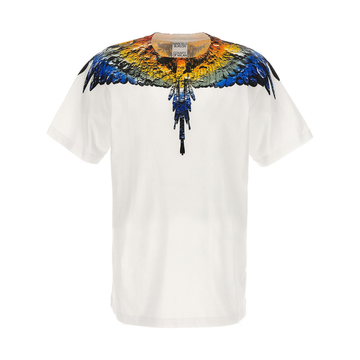 Marcelo Burlon T-Shirt featuring colorful wings graphic available at Lestyle Boutique Melbourne