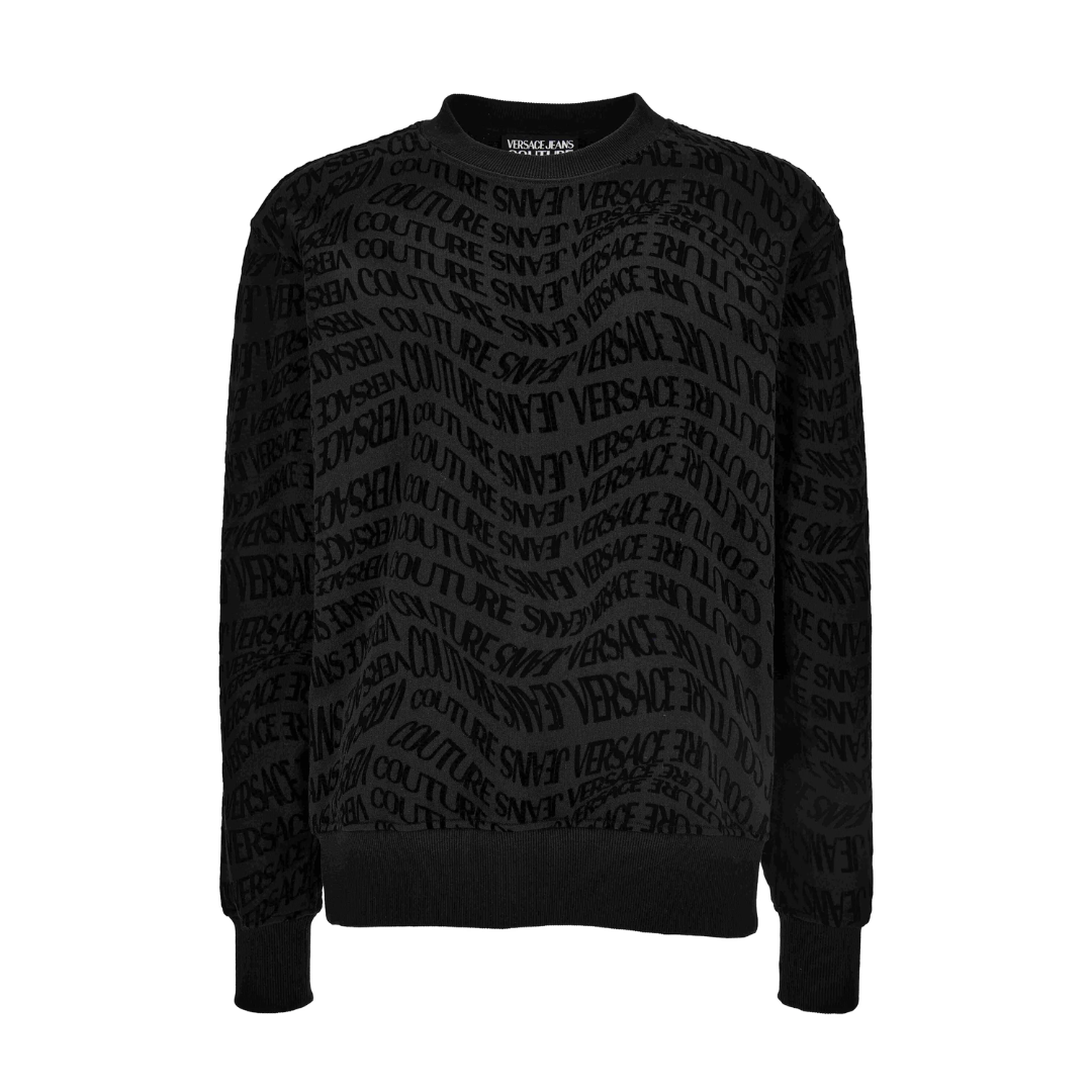 VERSACE JEANS COUTURE sweatshirt featuring logo-print, available at Lestyle Boutique Melbourne