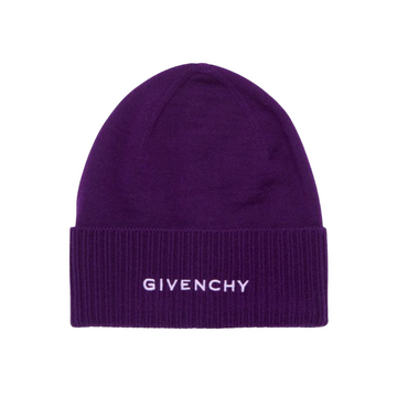 GIVENCHY KNIT BEANIE featuring embroidered signature and 4G logo available at Lestyle Boutique Melbourne