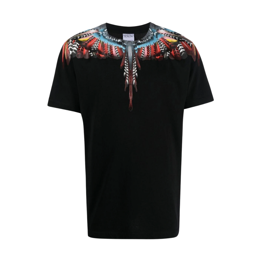 MARCELO BURLON T-SHIRT featuring a bold wing motif available at Lestyle Boutique Melbourne