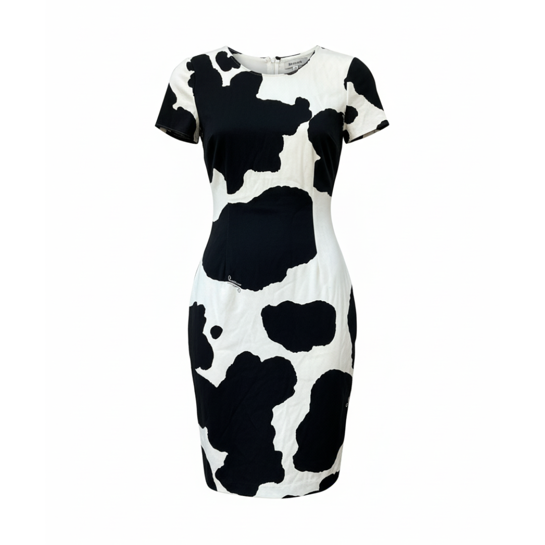ROBERTO CAVALLI DRESS featuring cow print available at Lestyle Boutique Melbourne