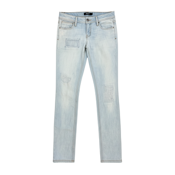 Just Cavalli jeans featuring patchwork distressed detailing available at Lestyle Boutique Melbourne