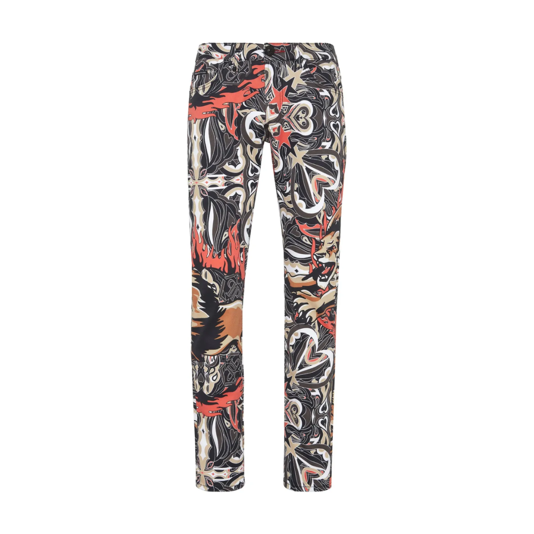 Philipp Plein jeans with all-over graphic print available at Lestyle Boutique Melbourne