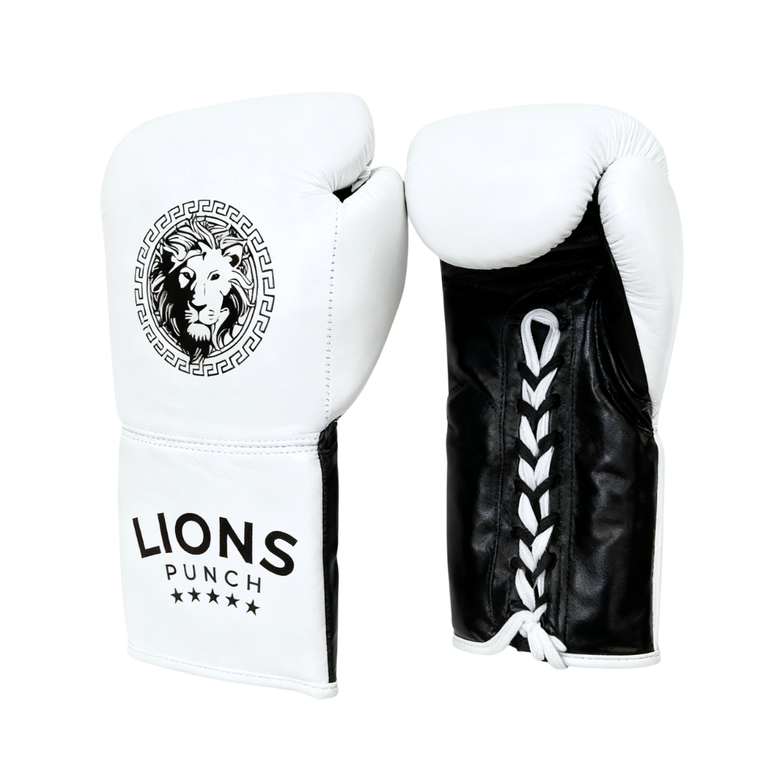 LIONS PUNCH boxing gloves featuring lion logo available at Lestyle Boutique Melbourne