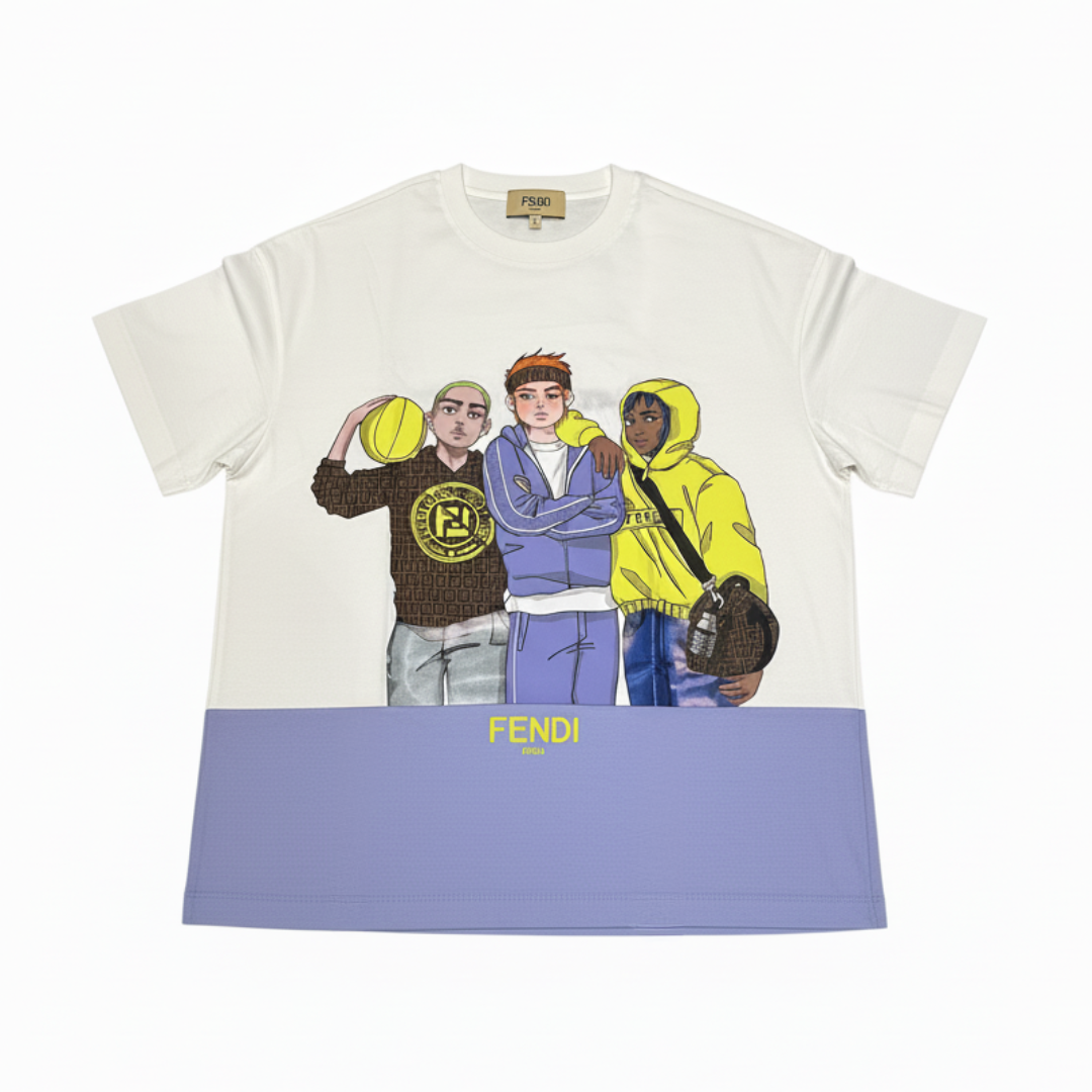 FENDI KIDS TSHIRT featuring bold graphic print available at Lestyle Boutique Melbourne
