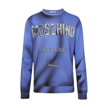 MOSCHINO Sweatshirt featuring bold logo lettering available at Lestyle Boutique Melbourne