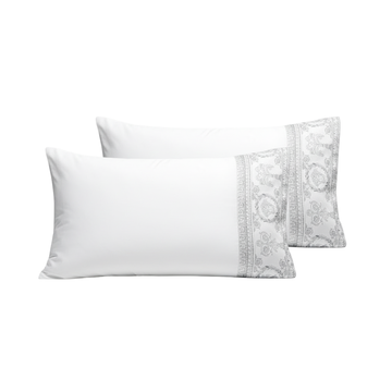 Versace PILLOWCASE SET featuring I ♡ Baroque border available at Lestyle Boutique Melbourne