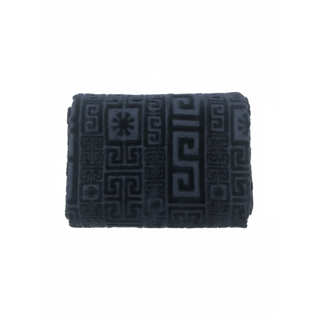 VERSACE HAND TOWEL featuring embossed Greek key pattern available at Lestyle Boutique Melbourne